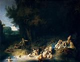 Rembrandt Diana Bathing with the Stories of Actaeon and Callisto